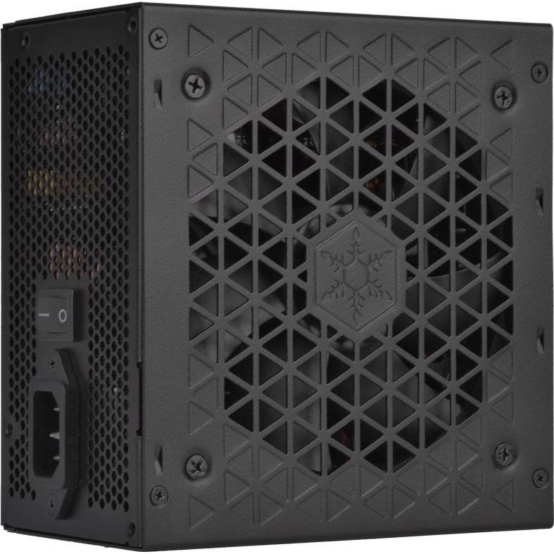 A large main feature product image of SilverStone Decathlon 750W Gold ATX Modular PSU