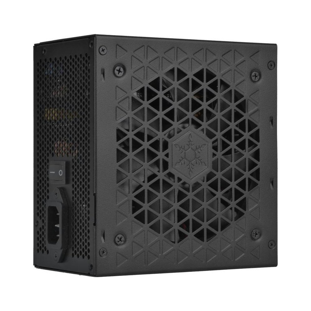 A large main feature product image of SilverStone Decathlon 750W Gold ATX Modular PSU