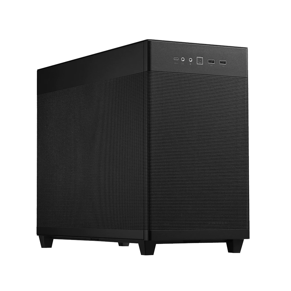 ASUS PRIME AP201 Mesh Micro Tower Case - Black