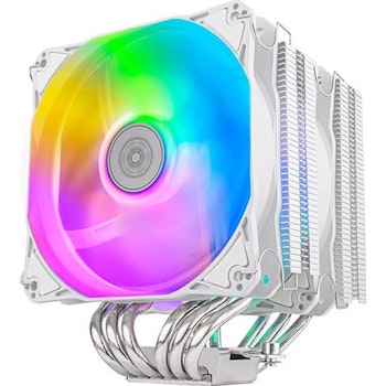 Product image of SilverStone Hydrogon D120 ARGB Dual Tower CPU Cooler - White - Click for product page of SilverStone Hydrogon D120 ARGB Dual Tower CPU Cooler - White