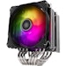 A product image of SilverStone Hydrogon D120 ARGB Dual Tower CPU Cooler - Black