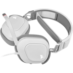 A small tile product image of Corsair HS80 RGB USB Wired Gaming Headset (White)