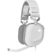 A product image of Corsair HS80 RGB USB Wired Gaming Headset — White
