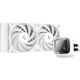 A small tile product image of DeepCool LS520 ARGB 240mm AIO CPU Cooler - White