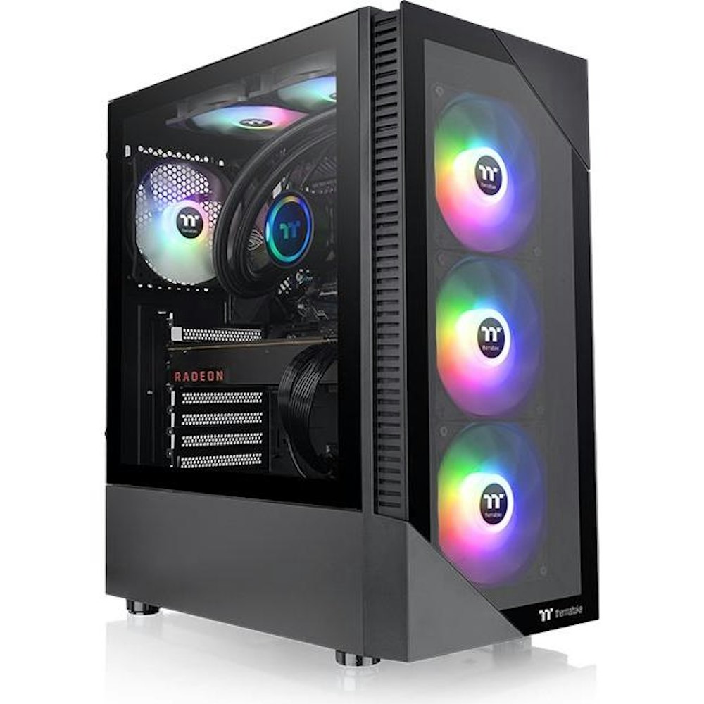 A large main feature product image of Thermaltake View 200 - ARGB Mid Tower Case (Black)