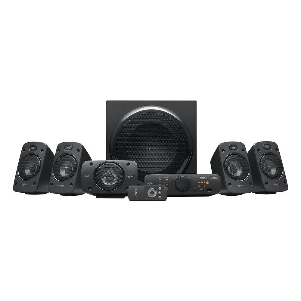 A large main feature product image of Logitech Z906 5.1-Channel THX Speakers