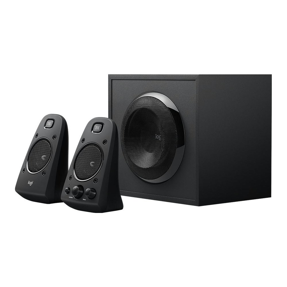 A large main feature product image of Logitech Z623 2.1-Channel THX Speakers
