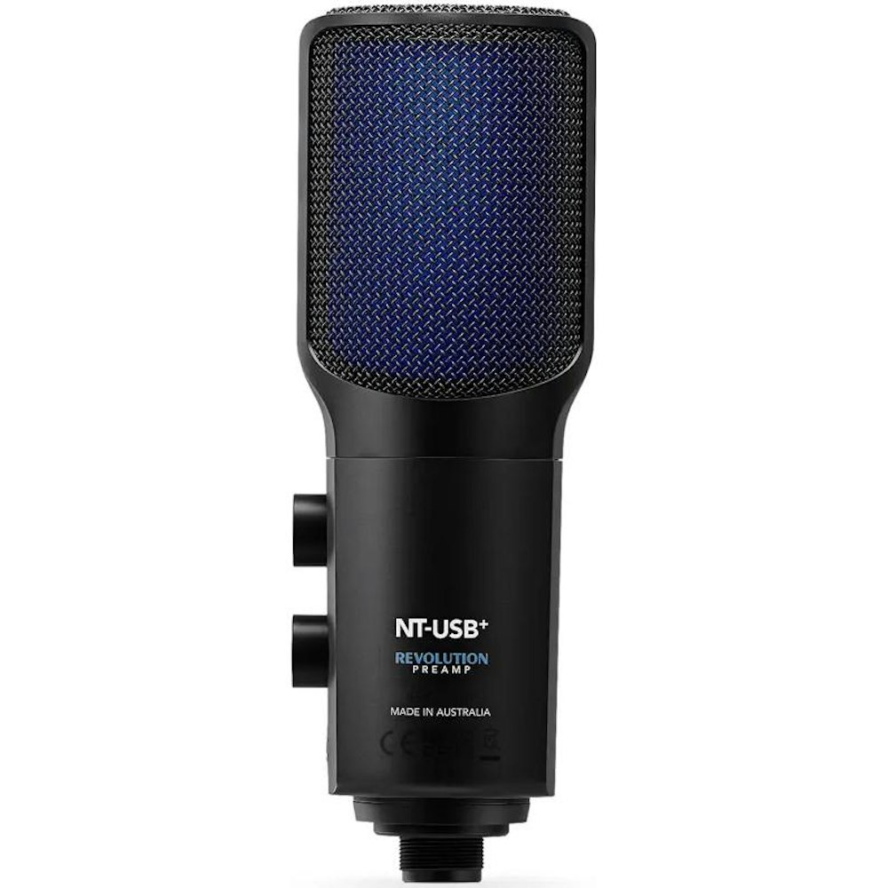 A large main feature product image of RØDE NT-USB+ Professional USB Microphone