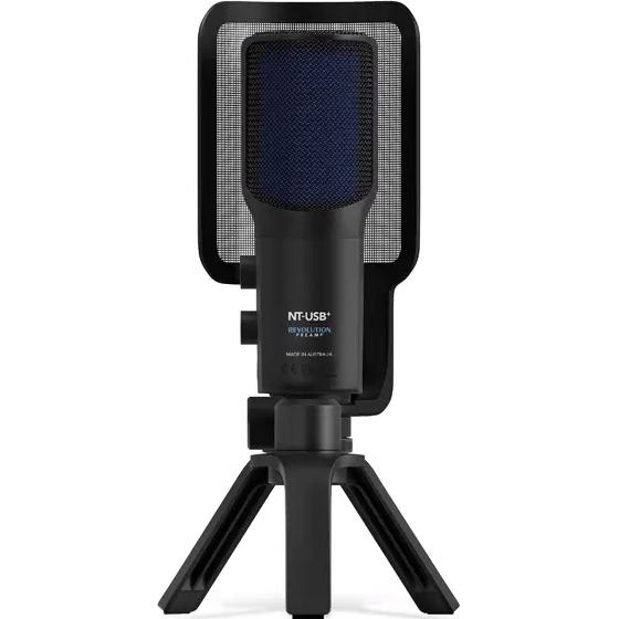 A large main feature product image of RODE NT-USB+ Professional USB Microphone