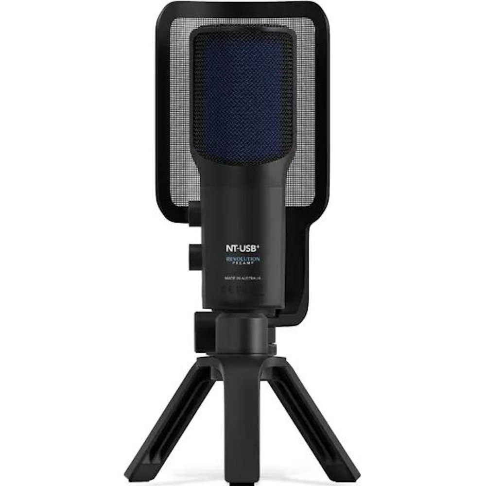 A large main feature product image of RØDE NT-USB+ Professional USB Microphone