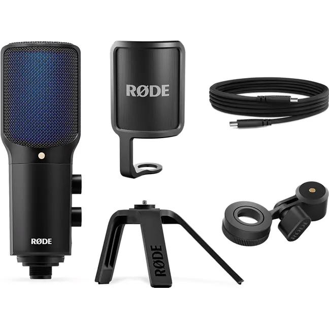 A large main feature product image of RODE NT-USB+ Professional USB Microphone