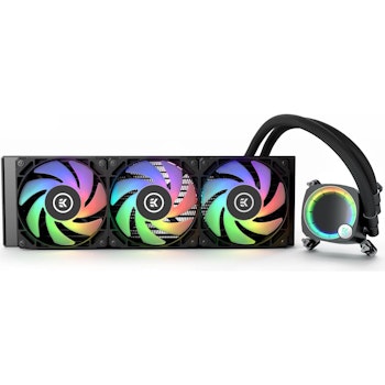 Product image of EK Nucleus 360mm Lux D-RGB AIO Liquid CPU Cooler - Black - Click for product page of EK Nucleus 360mm Lux D-RGB AIO Liquid CPU Cooler - Black