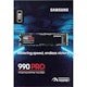 A small tile product image of Samsung 990 Pro PCIe Gen4 NVMe M.2 SSD - 1TB