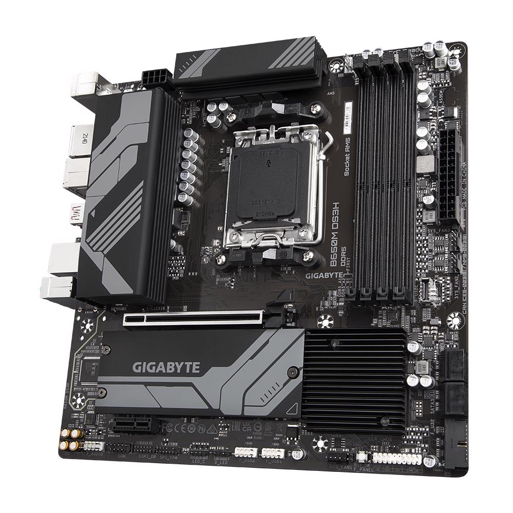 Buy Now | Gigabyte B650M DS3H AM5 MATX Desktop Motherboard | PLE Computers