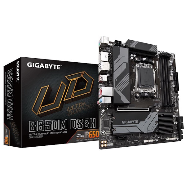 Gigabyte B650M DS3H AM5 mATX Desktop Motherboard | PLE Computers