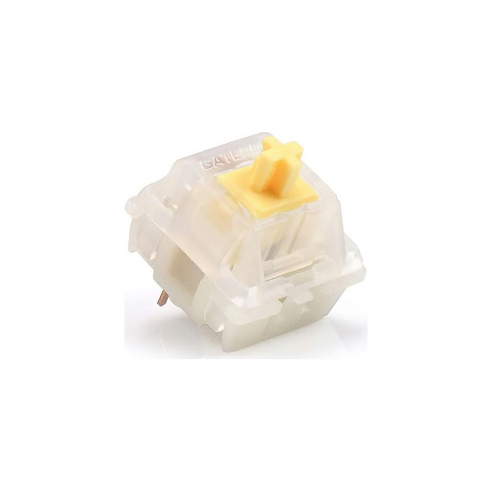 A large main feature product image of Keychron Gateron Cap Milky Yellow V2 Switch Set (50g Linear) 110pcs