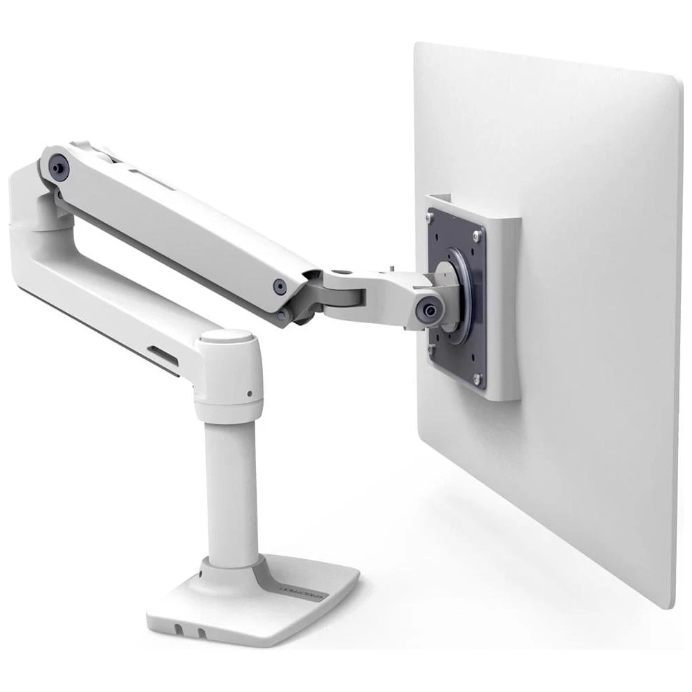A large main feature product image of Ergotron LX Desk Monitor Arm - White