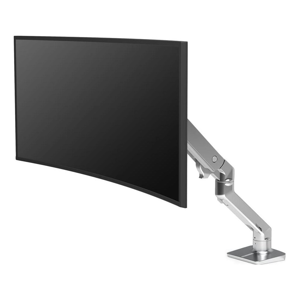 A large main feature product image of Ergotron HX Desk Monitor Arm - Polished Aluminium