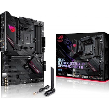 Product image of ASUS ROG Strix B550-F Gaming WiFi II AM4 ATX Desktop Motherboard - Click for product page of ASUS ROG Strix B550-F Gaming WiFi II AM4 ATX Desktop Motherboard