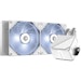 A product image of ID-COOLING DashFlow 240 Basic 240mm AIO CPU Cooler - White