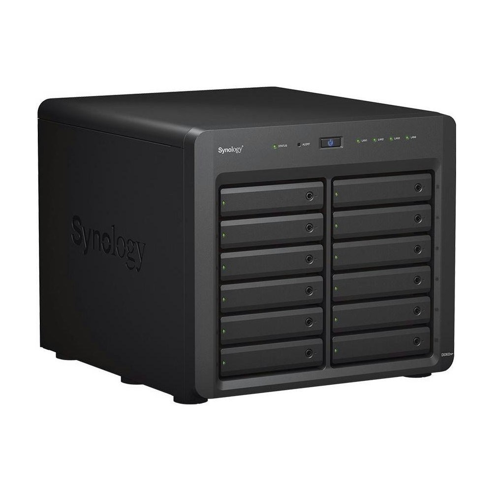 A large main feature product image of Synology DiskStation DS3622xs+ 12-Bay 16GB NAS Enclosure