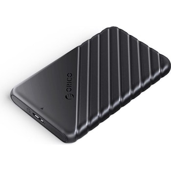Product image of ORICO 2.5" SATA HDD/SSD USB3.0 Enclosure - Micro-B - Black - Click for product page of ORICO 2.5" SATA HDD/SSD USB3.0 Enclosure - Micro-B - Black
