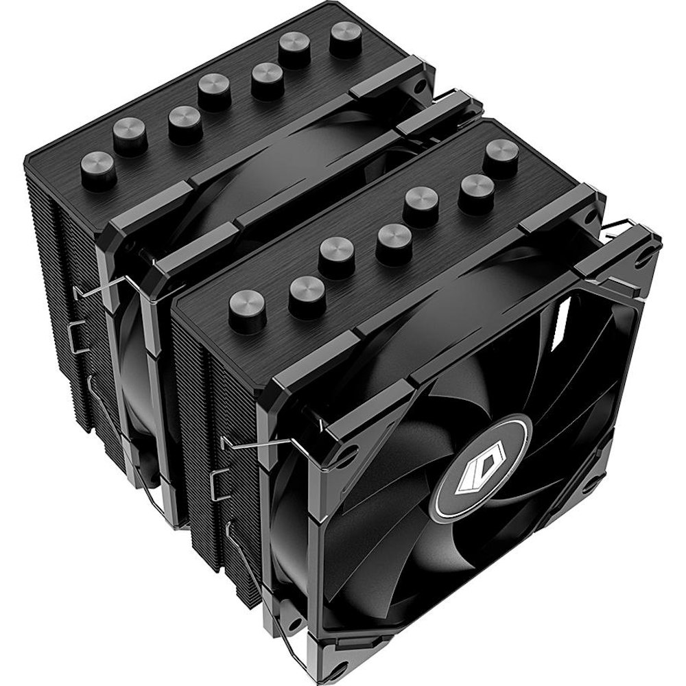 A large main feature product image of ID-COOLING SE-207-XT Advanced CPU Cooler