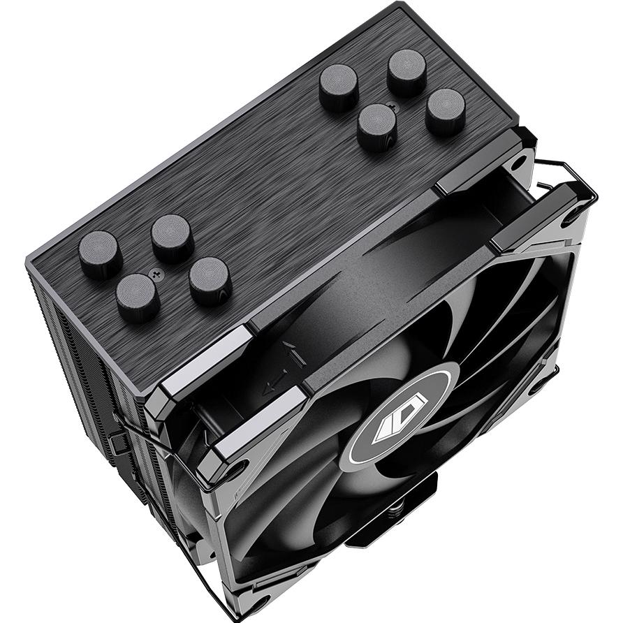 A large main feature product image of ID-COOLING SE-224-XTS CPU Cooler (Black)