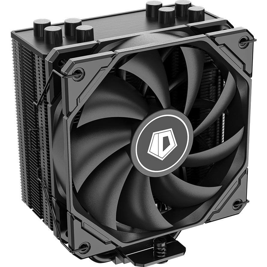 A large main feature product image of ID-COOLING SE-224-XTS CPU Cooler (Black)