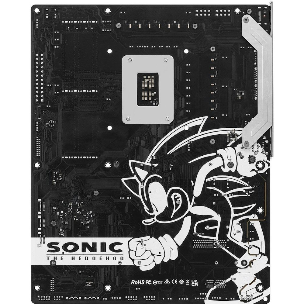 A large main feature product image of ASRock Z790 PG Sonic LGA1700 ATX Desktop Motherboard