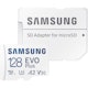A small tile product image of Samsung EVO Plus 128GB microSD Card