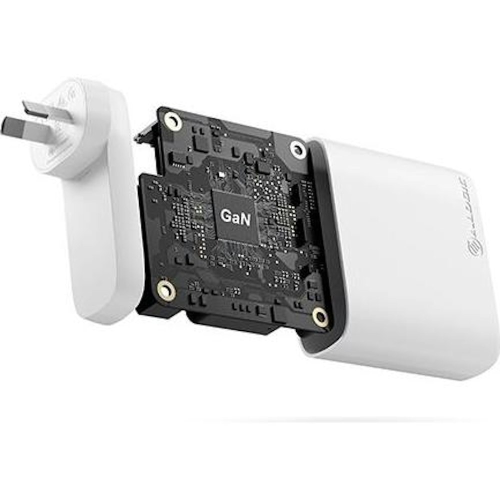 A large main feature product image of ALOGIC Rapid Power 4 Port 100W Compact Wall Charger
