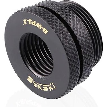 Product image of Bykski G1/4 Pass Thru Fitting - Black - Click for product page of Bykski G1/4 Pass Thru Fitting - Black