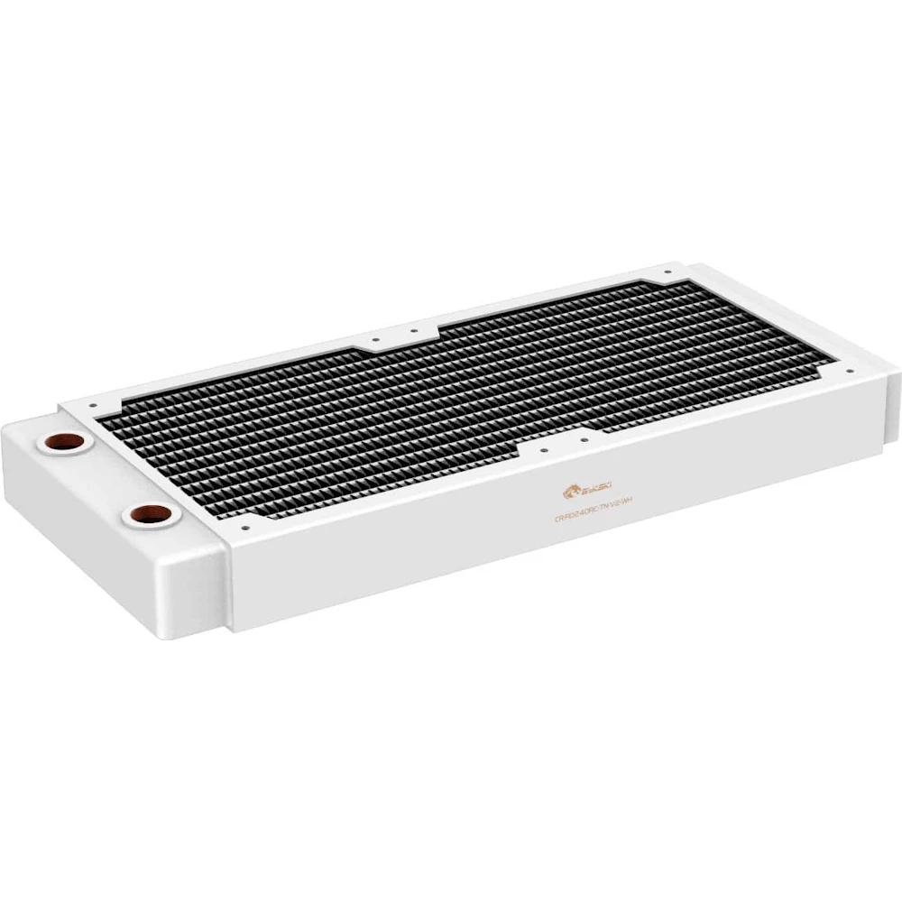 Bykski RC-TN Series 240 x 30mm Thin Radiator (White)