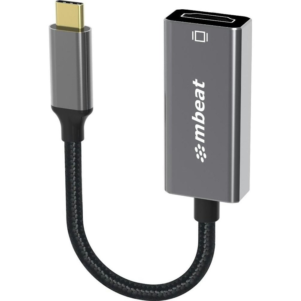 A large main feature product image of mBeat ToughLink USB-C to HDMI Adapter