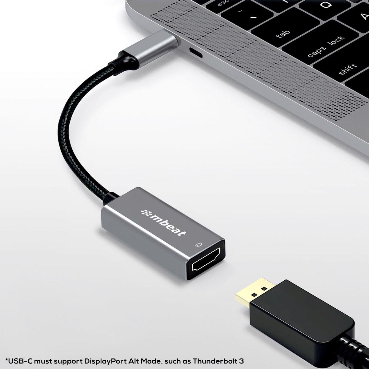 A large main feature product image of mbeat ToughLink USB Type-C to HDMI Adapter