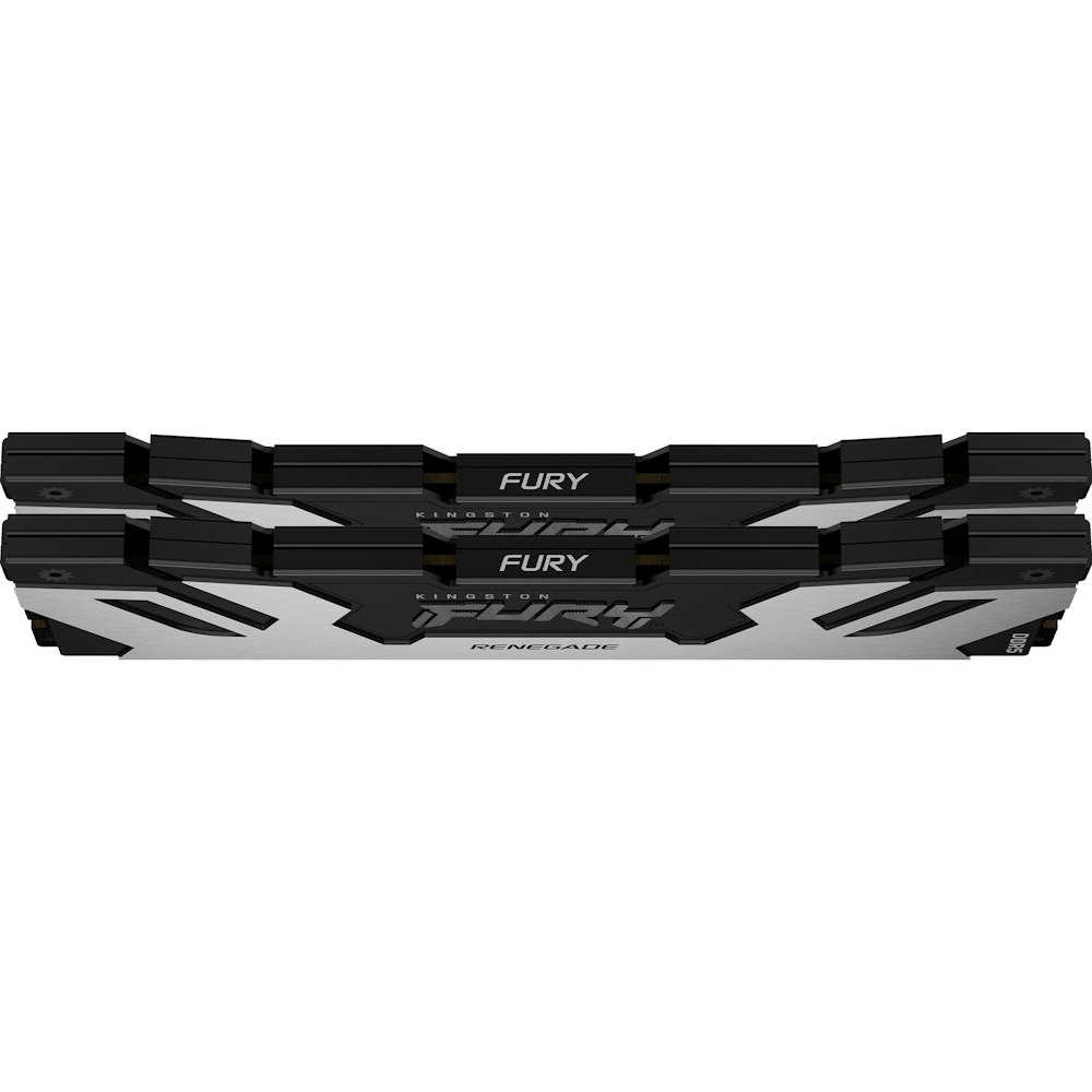A large main feature product image of Kingston 32GB Kit (2x16GB) DDR5 Fury Renegade C36 6800MHz - Black