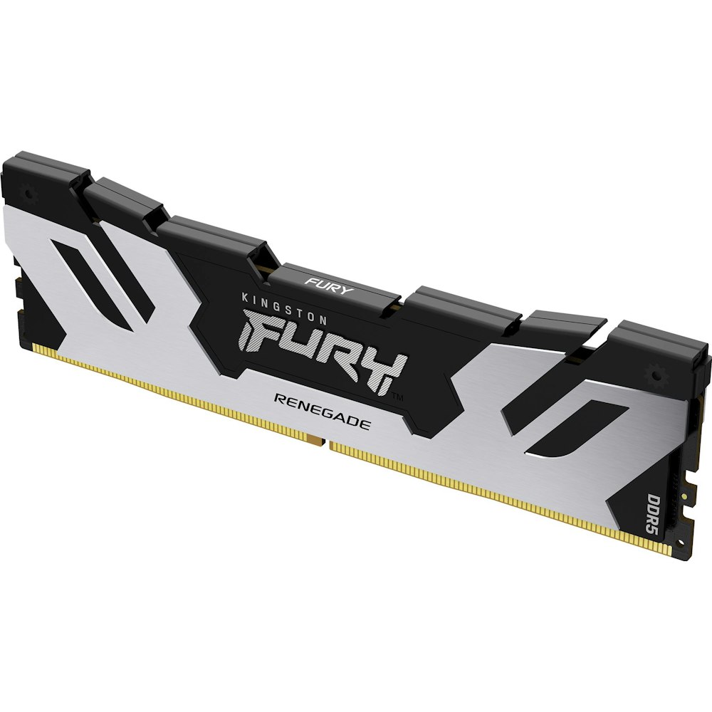 A large main feature product image of Kingston 32GB Kit (2x16GB) DDR5 Fury Renegade C36 6800MHz - Black