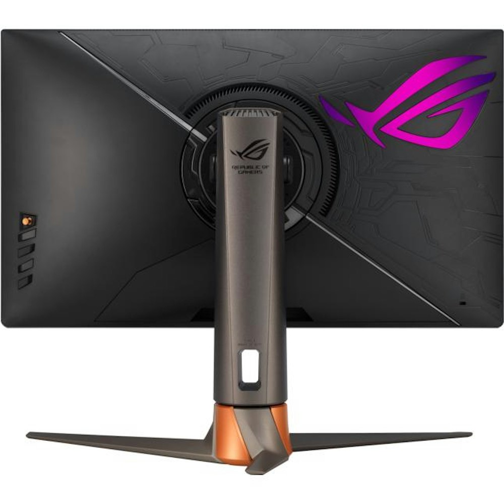 A large main feature product image of ASUS ROG Swift PG27AQN 27" QHD 360Hz IPS Monitor