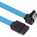 A product image of Astrotek Serial ATA SATA 3.0 Data Cable 50cm Male to Male 180 to 90 Degree - Blue