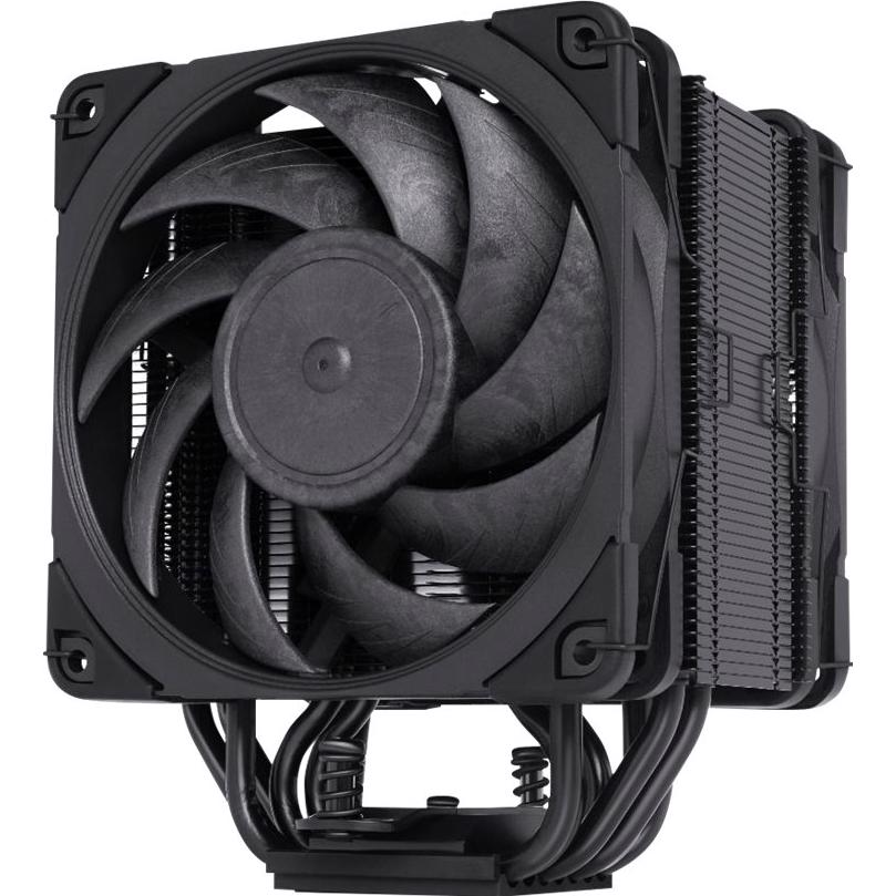 A large main feature product image of Noctua NH-U12A Chromax Black - Multi-Socket PWM CPU Cooler