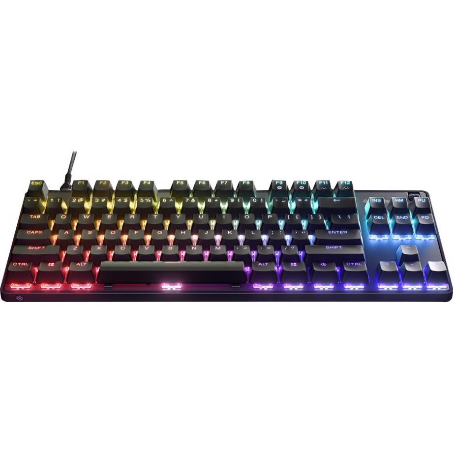 A large main feature product image of SteelSeries Apex 9 TKL - Gaming Keyboard (OptiPoint Switch)