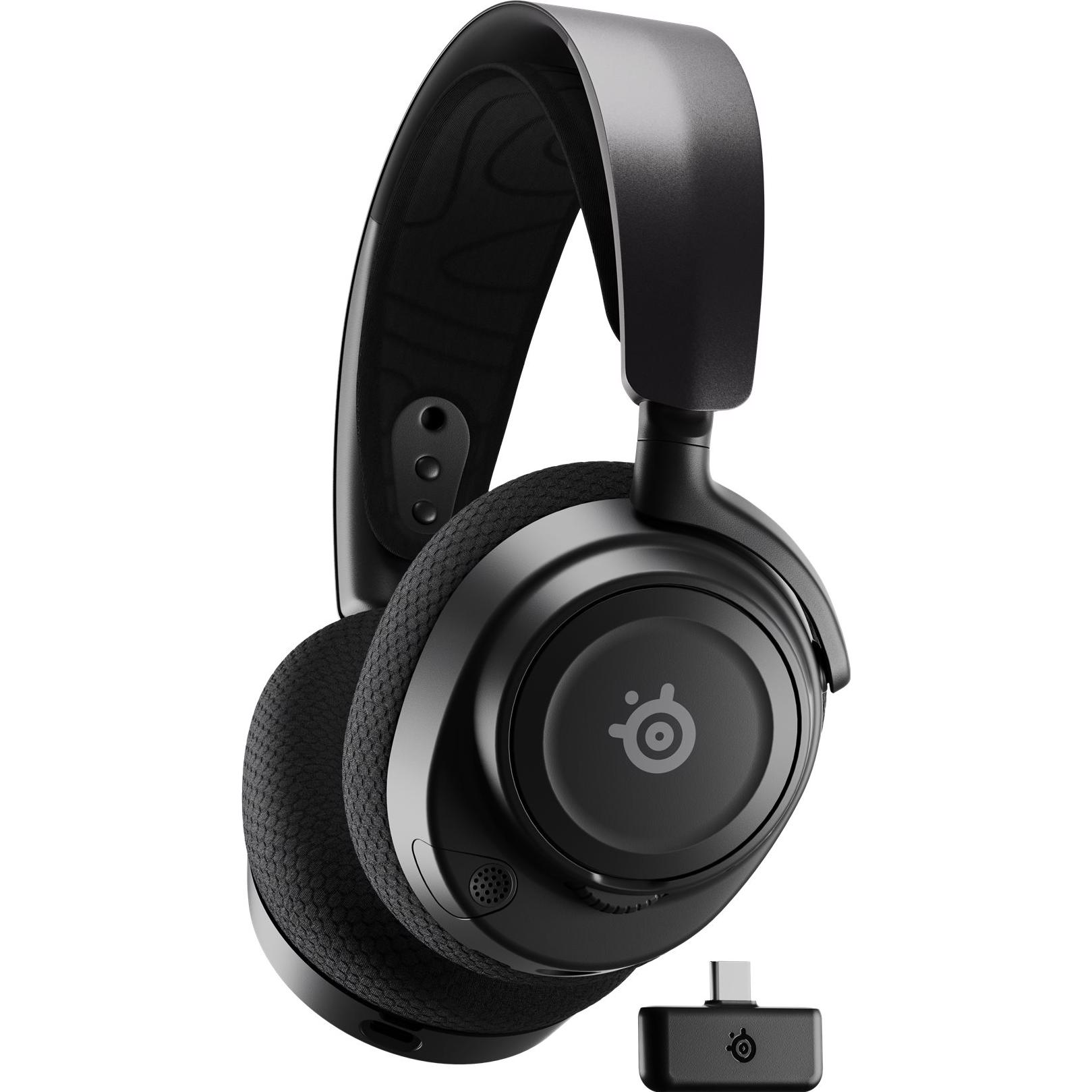 A large main feature product image of SteelSeries Arctis Nova 7 Wireless - Gaming Headset