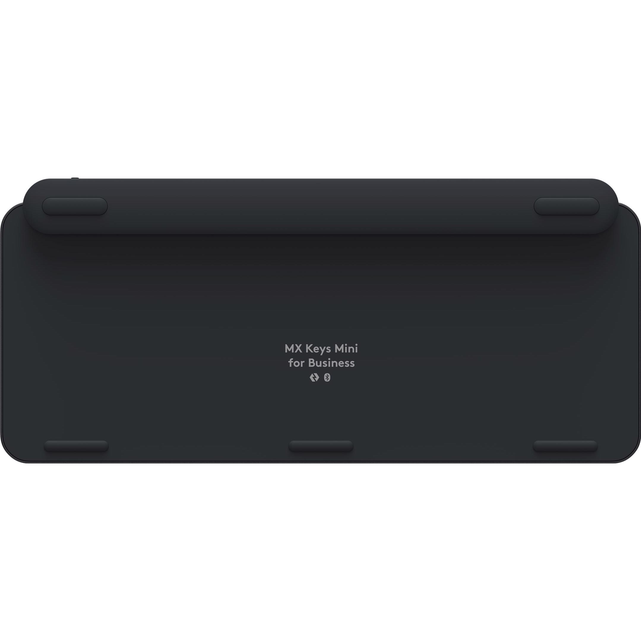 A large main feature product image of Logitech MX Keys Mini Minimalist Wireless Illuminated Keyboard - Graphite