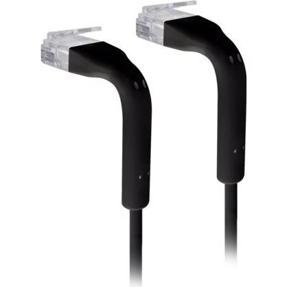 A large main feature product image of Ubiquiti UniFi Ultra-Thin Cat6 Patch Cable - 3m (Black)