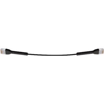 A large main feature product image of Ubiquiti UniFi Ultra-Thin Cat6 Patch Cable - 1m (Black)