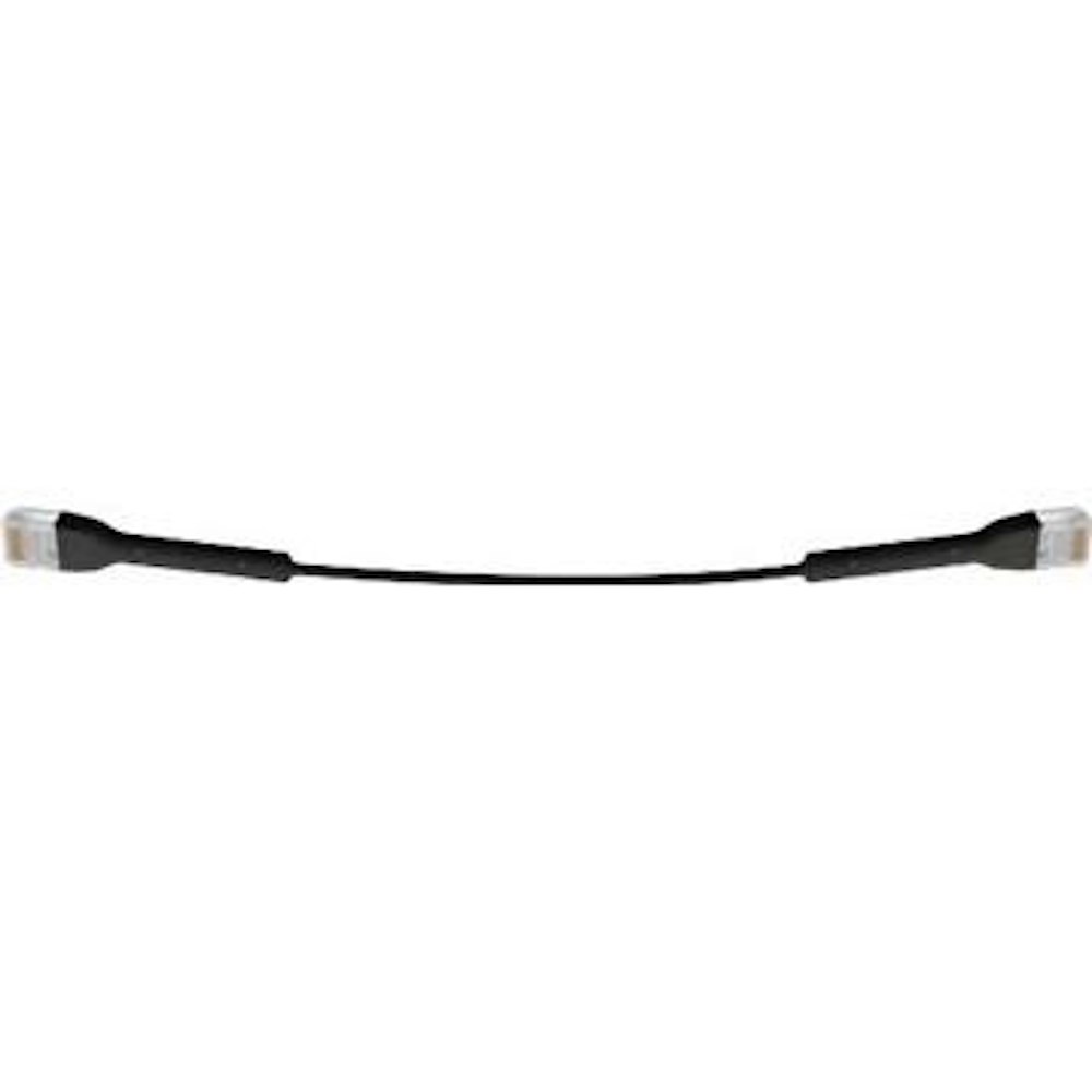 A large main feature product image of Ubiquiti UniFi Cat6 1m Ultra-Thin Bendable Patch Cable - Black