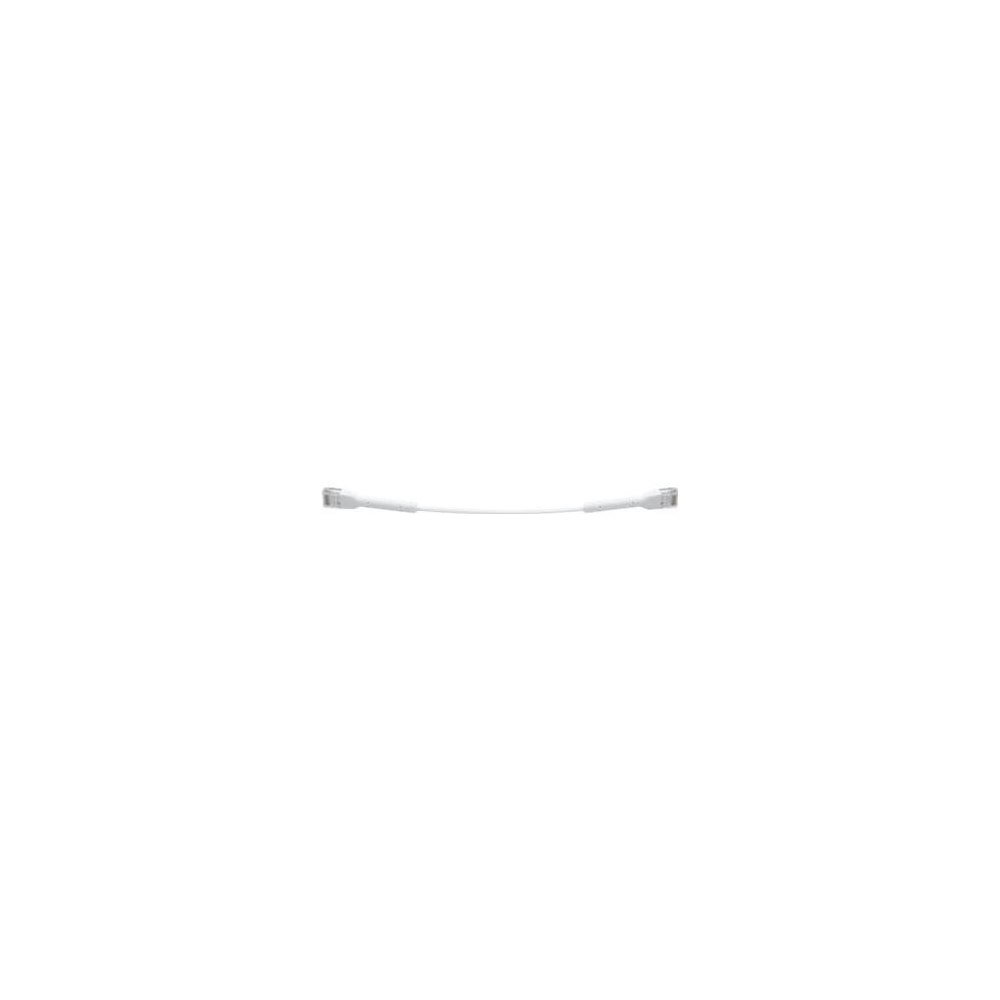 A large main feature product image of Ubiquiti UniFi Cat6 1m Ultra-Thin Bendable Patch Cable - White