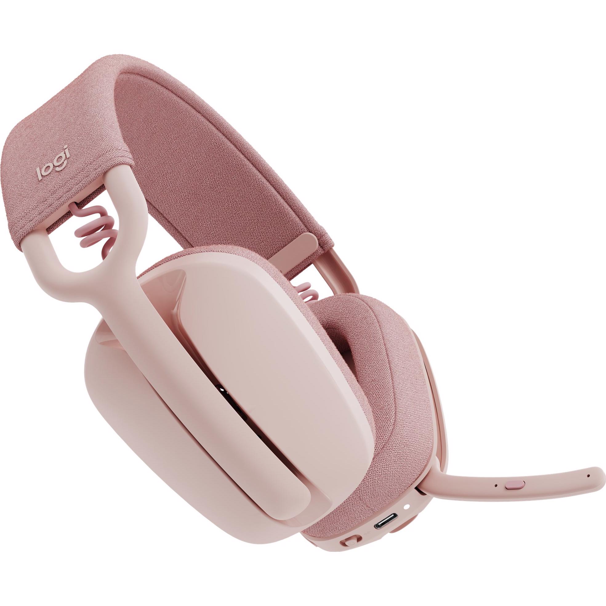 Logitech Zone Vibe 100 Wireless Bluetooth Headset Rose PLE