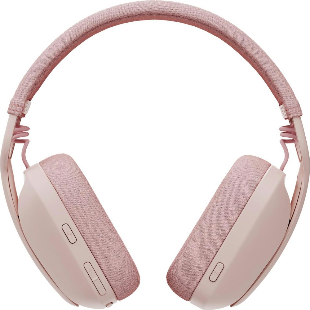 A large main feature product image of Logitech Zone Vibe 100 Wireless Bluetooth Headset - Rose